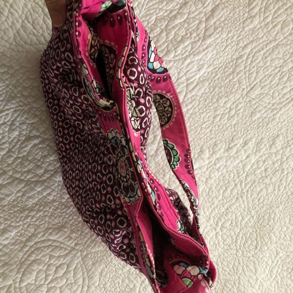 🎉SALE!!🎉 Vera Bradley Pink and Brown Satchel Handbag - Picture 5 of 10